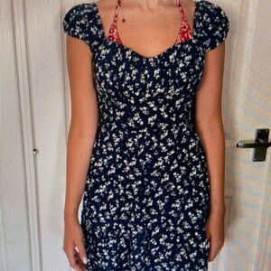 Floral Navy Dress